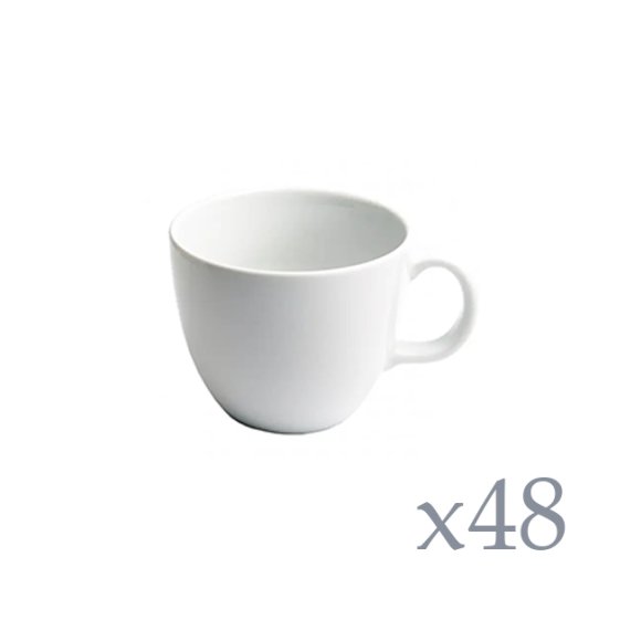 LUBIANA JUMBO GIGA 48 SZT. Duży Kubek 1000 ml / biały / porcelana 