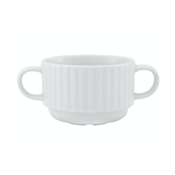 LUBIANA DAISY Serwis obiadowo - kawowy 12 osób / 88 elementów | biała porcelana