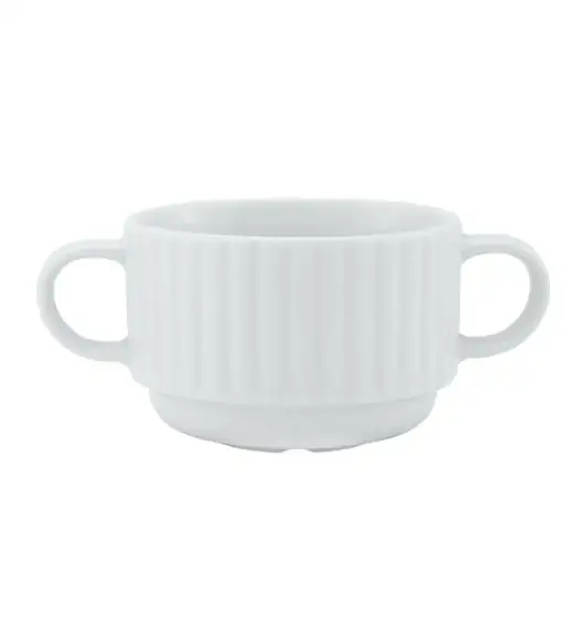 LUBIANA DAISY Serwis obiadowo - kawowy 18 osób / 130 elementów | biała porcelana