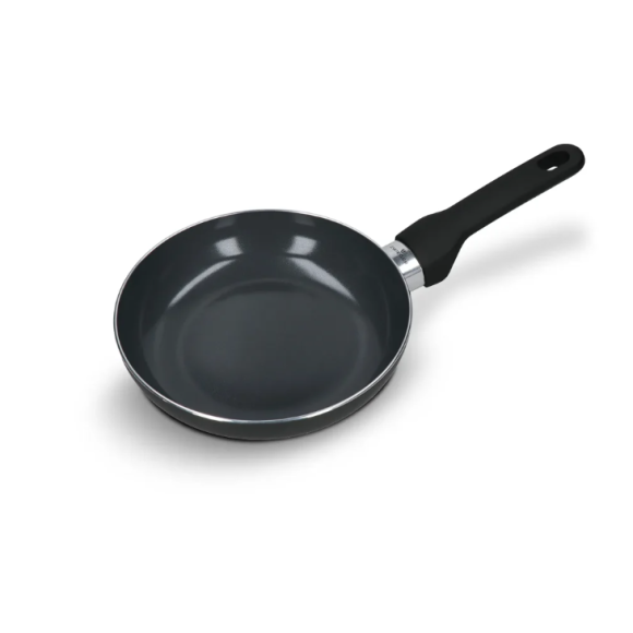 ZWIEGER VIRTU Komplet Patelnia 20, 24, 28 cm +pokrywki silikonowe | aluminium | powłoka ceramiczna | indukcja
