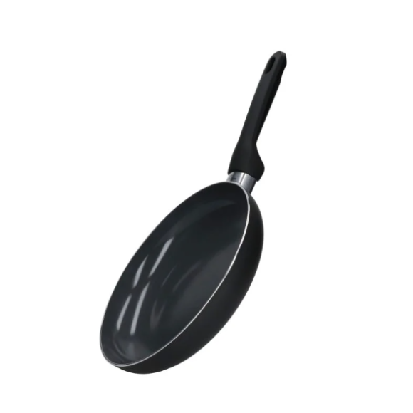 ZWIEGER VIRTU Komplet Patelnia 20, 24, 28 cm +pokrywki silikonowe | aluminium | powłoka ceramiczna | indukcja