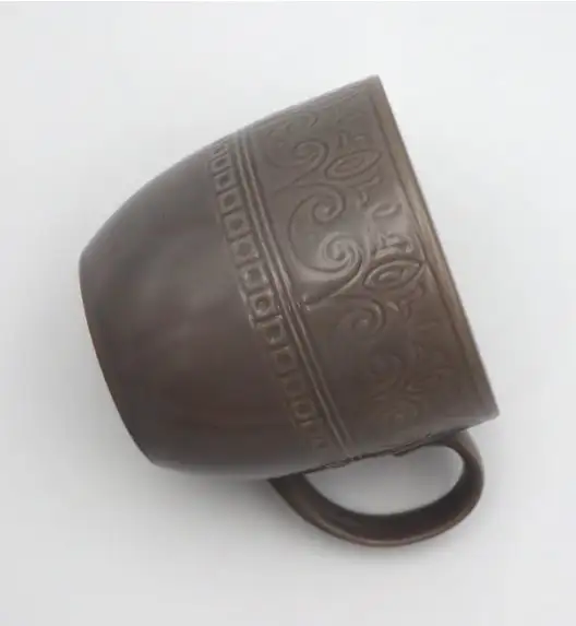 LUBIANA FESTA KU00 BRĄZOWY Kubek 400 ml / porcelana luz