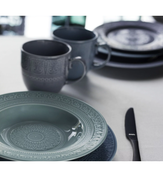 LUBIANA FESTA KU00 BRĄZOWY Kubek 400 ml / porcelana luz