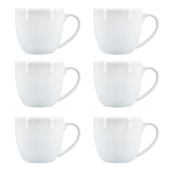 LUBIANA BILL 0310 Kubek 300 ml x 6 SZT. / biały / porcelana 