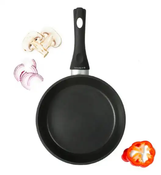 AMBITION MAGNAT Patelnia z pokrywką / Ø 24 cm / aluminium, szkło