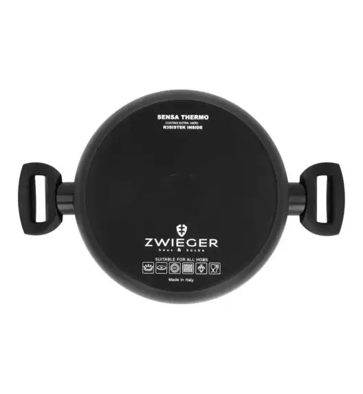 ZWIEGER SENSA THERMO Garnek z pokrywką 24 cm / powłoka R3SISTEK