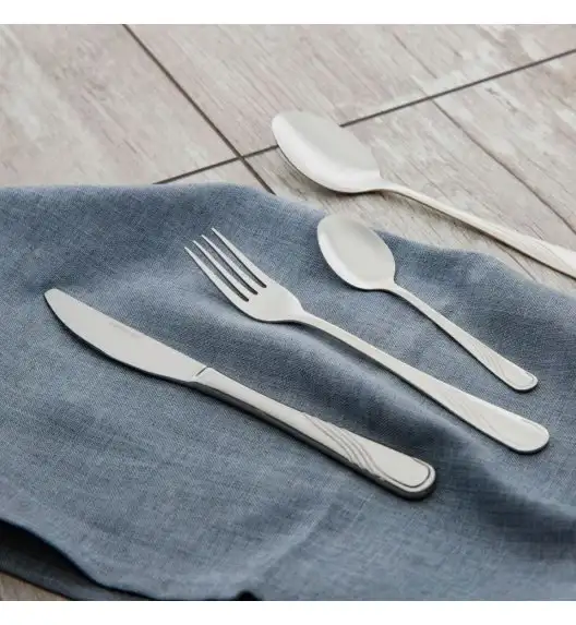 AMBITION NAPOLI Sztućce Komplet 72 el w pudełku / 18 osób / połysk