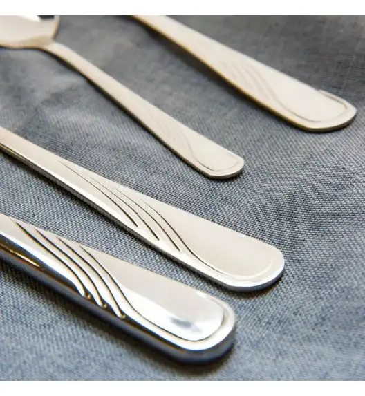 AMBITION NAPOLI Sztućce Komplet 72 el w pudełku / 18 osób / połysk