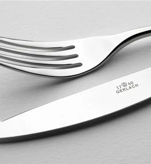 GERLACH Muza Sztućce 60x nóż obiadowy LUZ / połysk