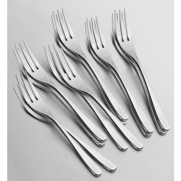 Gerlach Muza Sztućce Komplet 18x widelczyk do ciast LUZ / połysk