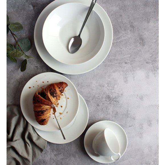 WYPRZEDAŻ! CHODZIEŻ QUEBEC Zestaw 4 elementowy dla 1 osoby / 6 porcelana