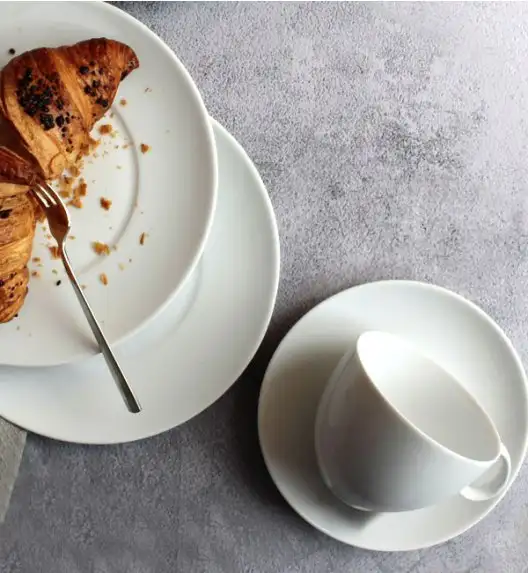 WYPRZEDAŻ! CHODZIEŻ QUEBEC Zestaw 4 elementowy dla 1 osoby / 6 porcelana