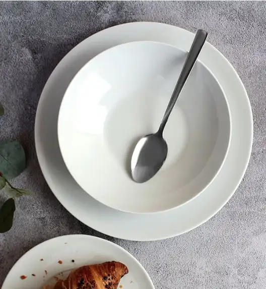 WYPRZEDAŻ! CHODZIEŻ QUEBEC Zestaw 4 elementowy dla 1 osoby / 6 porcelana