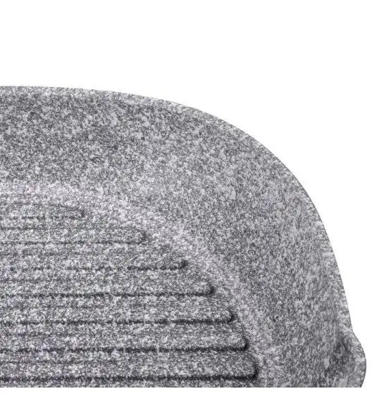 WYPRZEDAŻ! MONETA SINFONIA Patelnia grillowa 28 cm powłoka nieprzywierająca Artech Stone / indukcja