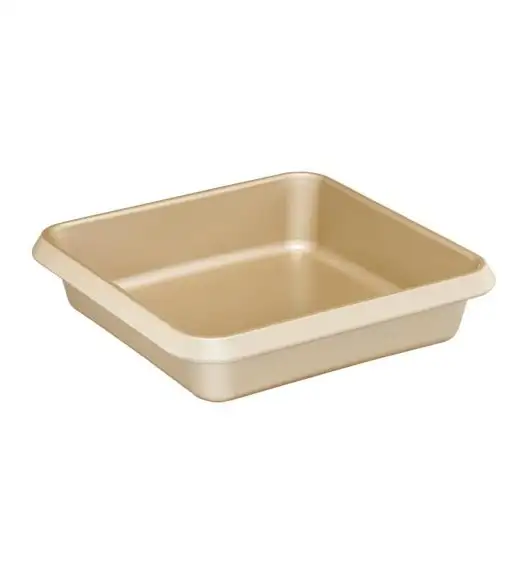 AMBITION ROYAL Blacha do pieczenia 23 x 23 cm / złota / kwadratowa