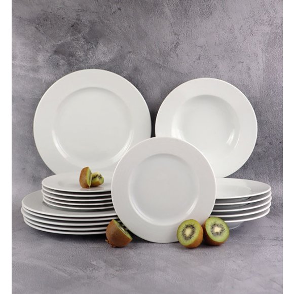 WYPRZEDAŻ! KAHLA P-Y Komplet 14 talerzy dla 7 osób / porcelana