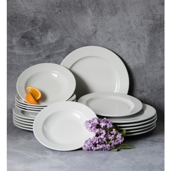 WYPRZEDAŻ! KAHLA K-A |3 15 20| Komplet 4 talerzy dla 2 osób / porcelana