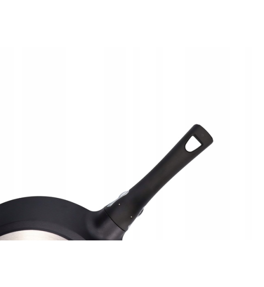 ZWIEGER BLACK STONE CONNECT Patelnia 24 cm z odczepianą rączką + pokrywka uniwersalna 24/26/28 cm | GREBLON non-stick