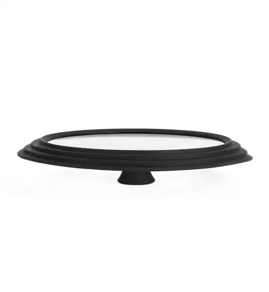 ZWIEGER BLACK STONE CONNECT Patelnia 24 cm z odczepianą rączką + pokrywka uniwersalna 24/26/28 cm | GREBLON non-stick