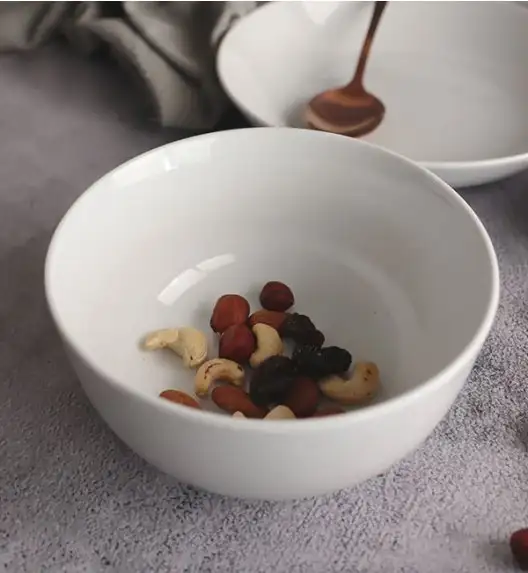 WYPRZEDAŻ! WATERSIDE EVERYDAY WHITE Komplet 4 talerzy dla 1 osoby / porcelana