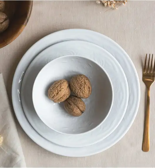 LUBIANA ORIENTAL | BIAŁY | Salaterka 15 cm | porcelana luz 