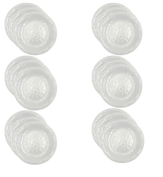 LUBIANA ORIENTAL | BIAŁY | Talerz deserowy 21 cm x 18 SZT. | porcelana luz 