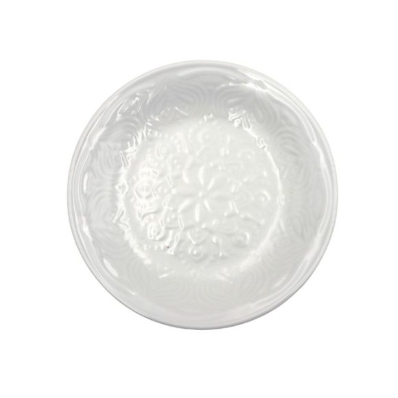 LUBIANA ORIENTAL | BIAŁY | Talerz deserowy 21 cm x 18 SZT. | porcelana luz 