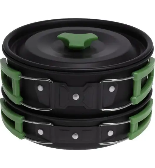 REDCLIFFS Zestaw garnków turystycznych z pokrywkami / 3 szt. / aluminium