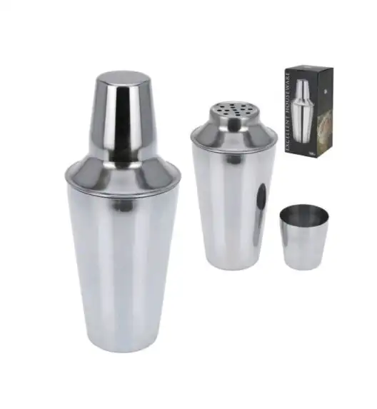 EXCELLENT HOUSEWARE Shaker do przygotowywania drinków 0,5 l / stal nierdzewna