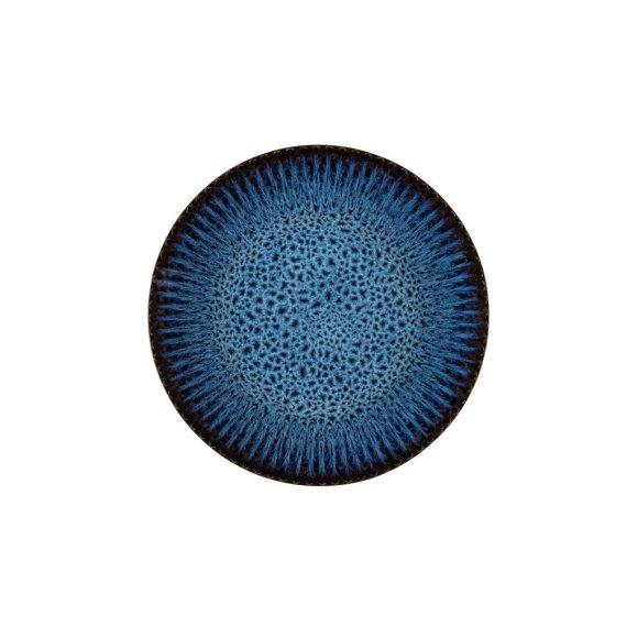 LUBIANA STONEWARE CERAMIKA / COSMOS / 18x Talerz obiadowy 27 cm / odcień niebieskiego
