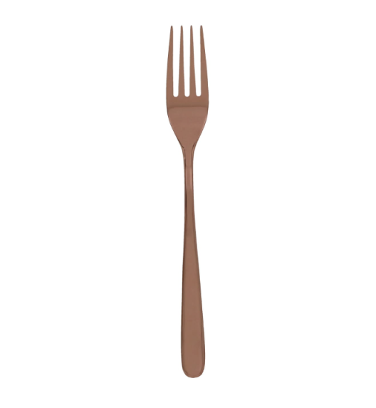 ZWIEGER VESPER COPPERY Sztućce komplet 72 elementy dla 18 osób / miedziane