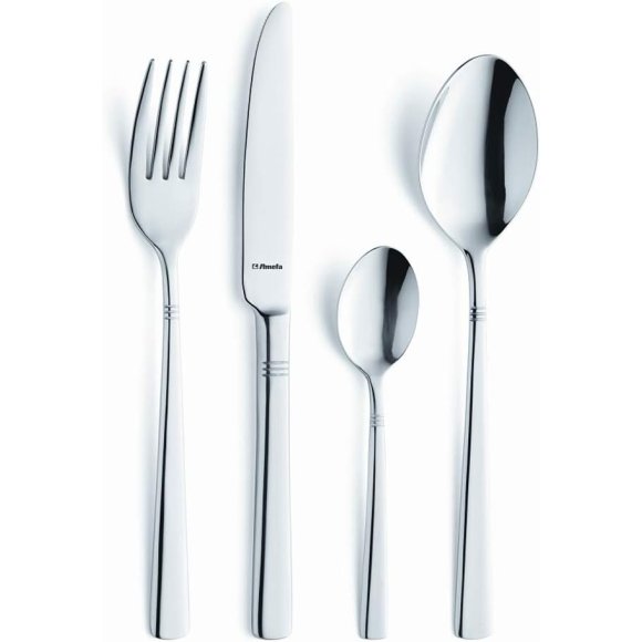 WYPRZEDAŻ! AMEFA PALMON Sztućce UE Komplet 24 el w pudełku / 6 os / połysk