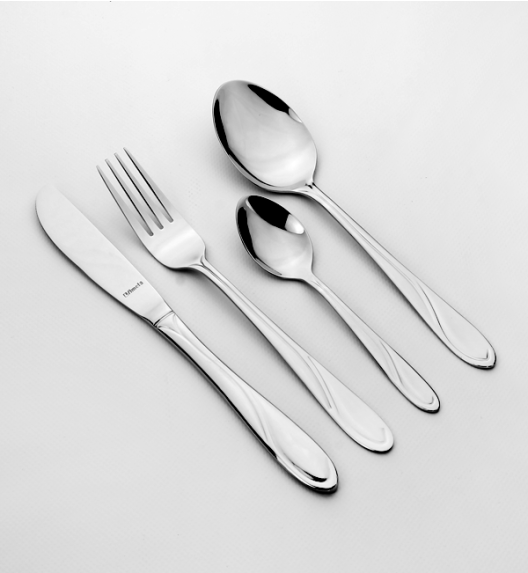 AMEFA WHISPER Sztućce UE 32 elementy dla 8 osób / stal nierdzewna / luzem