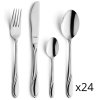 AMEFA WHISPER Sztućce UE 96 elementów dla 24 osób / stal nierdzewna / luzem