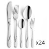 AMEFA WHISPER Sztućce UE 120 elementów dla 24 osób / stal nierdzewna / luzem