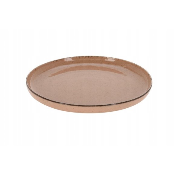 EXCELLENT HOUSEWARE DIA Talerz deserowy 19 cm / koralowy / ceramika