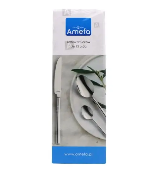 WYPRZEDAŻ! AMEFA MARTIN Sztućce UE Komplet 60 el w pudełku uniwersalnym / 12 os / połysk