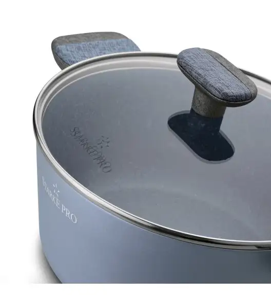 STARKE PRO DOUBLE Zestaw garnków 10 el z pokrywkami / non-stick / indukcja