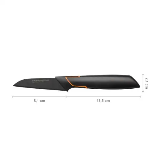 FISKARS EDGE Komplet 7 noży kuchennych + drewniany blok do szuflady 