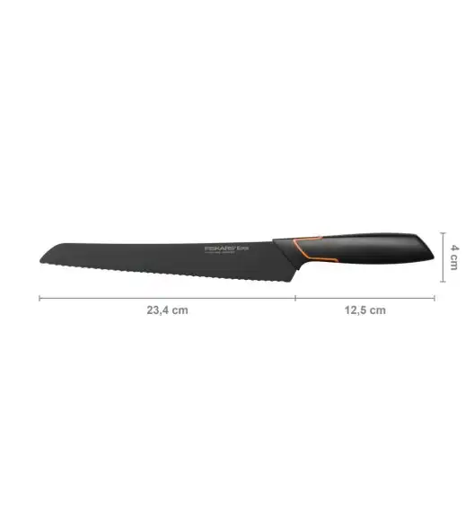 FISKARS EDGE Komplet 7 noży kuchennych + drewniany blok do szuflady 