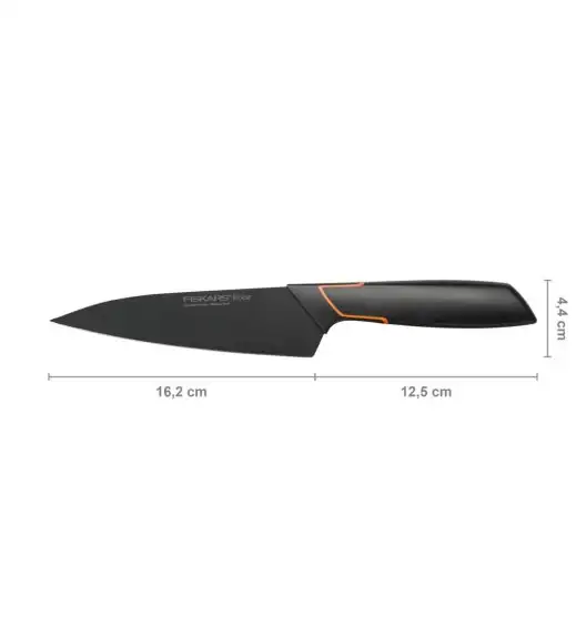 FISKARS EDGE Komplet 7 noży kuchennych + drewniany blok do szuflady 