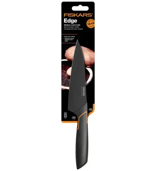 FISKARS EDGE Komplet 7 noży kuchennych + drewniany blok do szuflady 