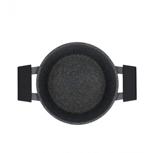 ZWIEGER BLACK STONE Zestaw garnków z pokrywkami 20, 24, 28 cm + Rondel 16 cm + Patelnie 20, 24, 28 cm + Brytfanna 33 cm