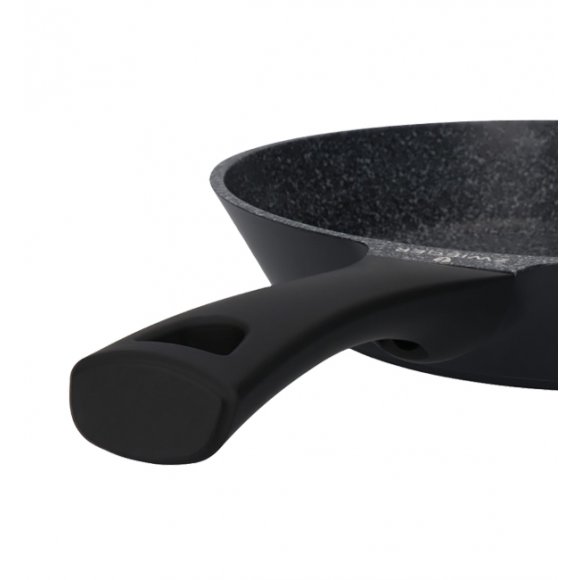 ZWIEGER BLACK STONE Zestaw garnków z pokrywkami 20, 24, 28 cm + Rondel 16 cm + Patelnie 20, 24, 28 cm + Brytfanna 33 cm