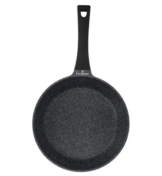 ZWIEGER BLACK STONE Zestaw garnków z pokrywkami 20, 24, 28 cm + Patelnie 20, 24, 28 cm + Brytfanna 33 cm