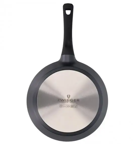 ZWIEGER BLACK STONE Zestaw garnków z pokrywkami 20, 24, 28 cm + Patelnie 20, 28 cm + Brytfanna 33 cm