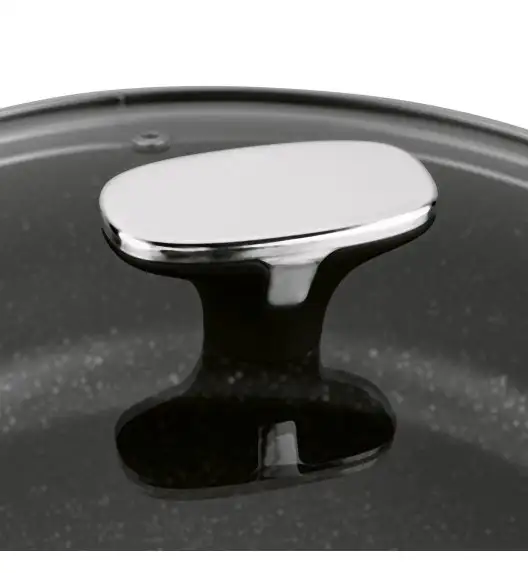 STARKE PRO CELEBRITY MARBLE Patelnia głęboka 28 cm + pokrywka / non-stick / indukcja