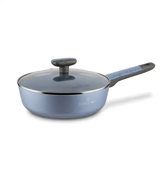 STARKE PRO DOUBLE Patelnia głęboka 24 cm z pokrywką / non-stick / indukcja