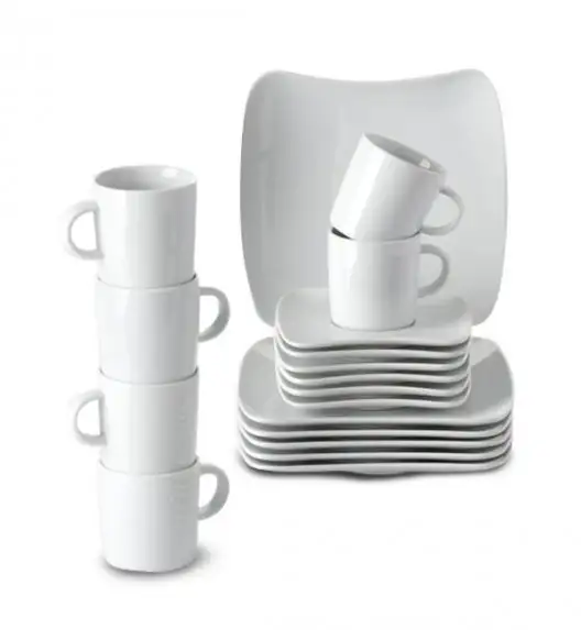 WYPRZEDAŻ! ARZBERG SANDY Serwis kawowy 12 el / 6 os / porcelana