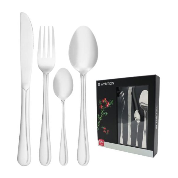 AMBITION CAPRI Sztućce Komplet 24 el pudełko / 6 osób
